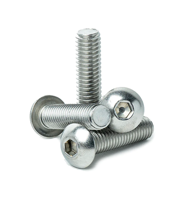 BUTTON HEAD SOCKET SCREW M4 X 10 ZINC 