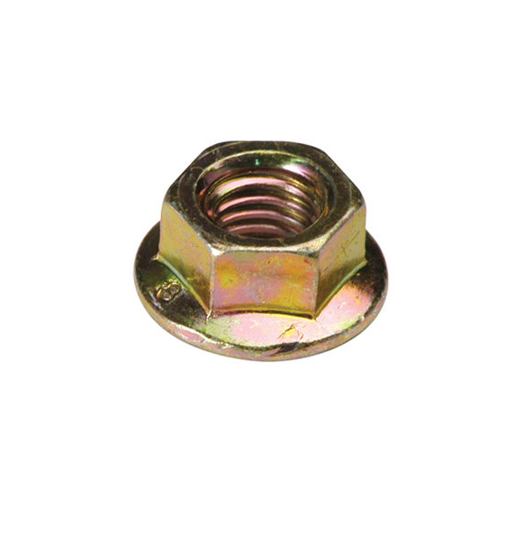 HEX SERRATED FLANGE NUT M10 YZP 